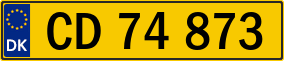 Truck License Plate